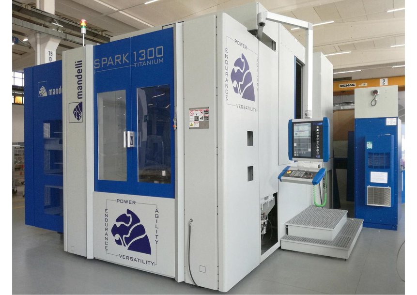 SPARK 1300 di Mandelli Sistemi modella il titanio per il settore aereonautico